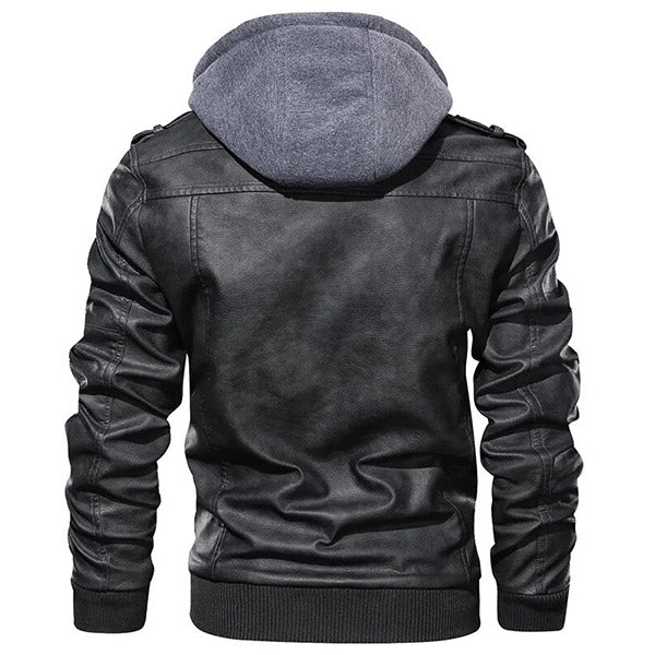 Blouson aviateur capuche