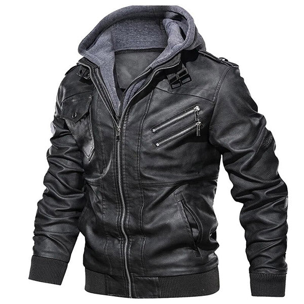 Blouson aviateur capuche