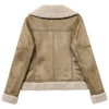 Blouson aviateur femme beige