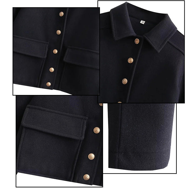 Blouson aviateur femme bleu