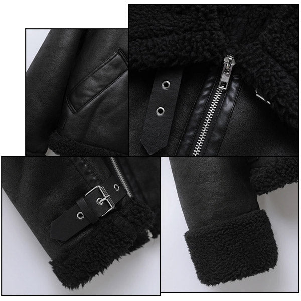 Blouson aviateur femme cuir