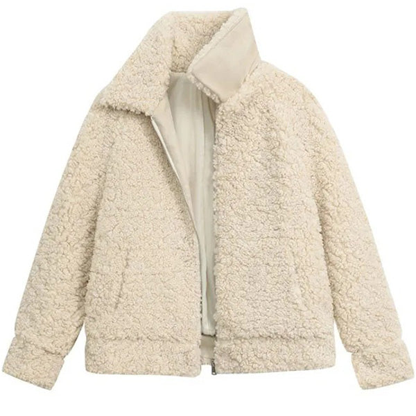 Blouson aviateur femme mouton