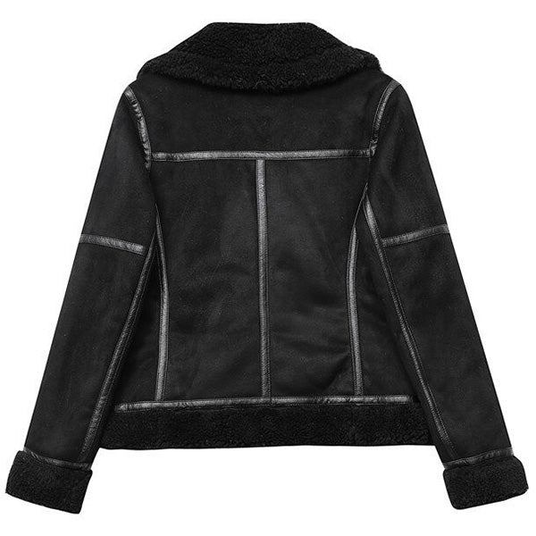 Blouson aviateur femme noir