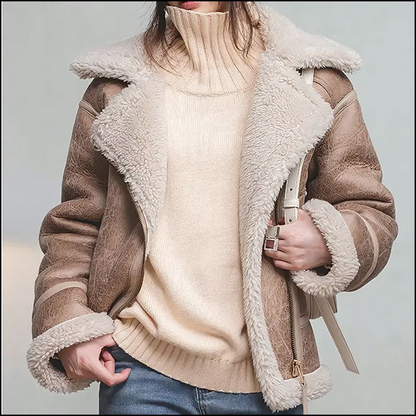 Blouson aviateur femme oversize