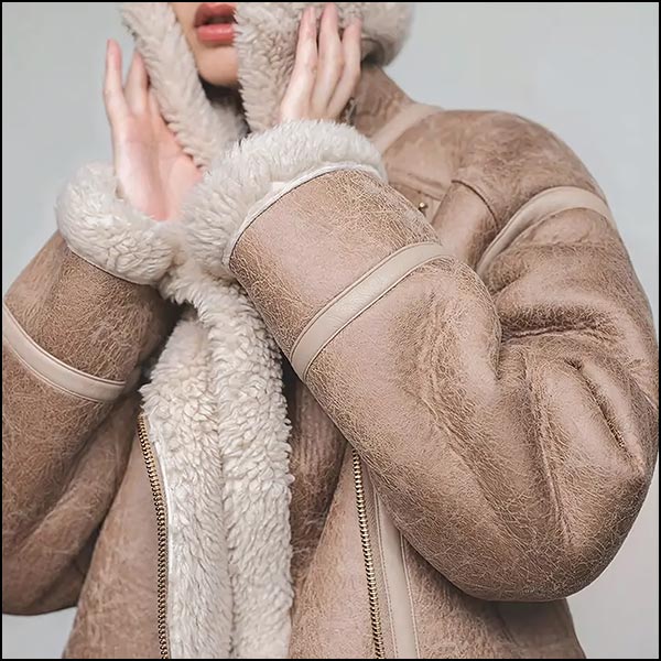 Blouson aviateur femme oversize