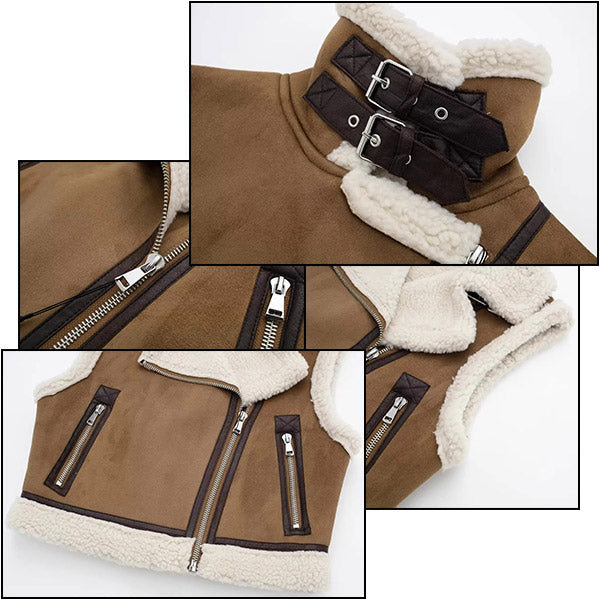 Blouson aviateur femme sans manche