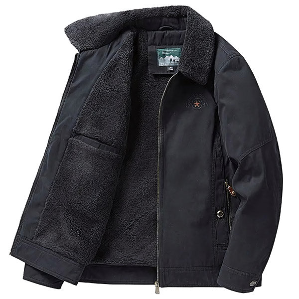 Blouson aviateur fourré homme