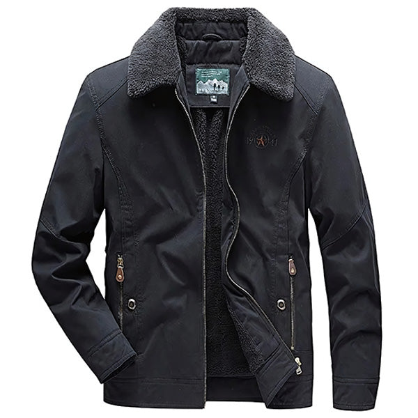Blouson aviateur fourré homme