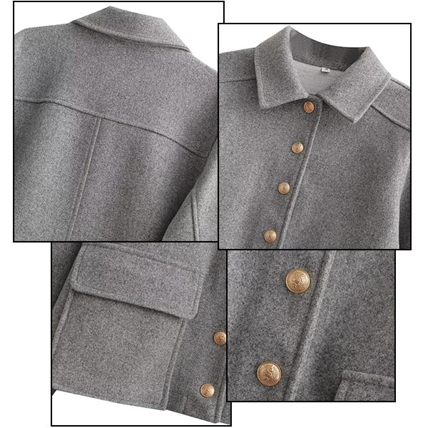 Blouson aviateur laine femme