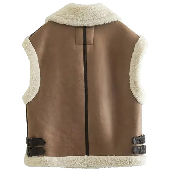 Blouson aviateur sans manche