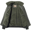 Blouson aviateur vert