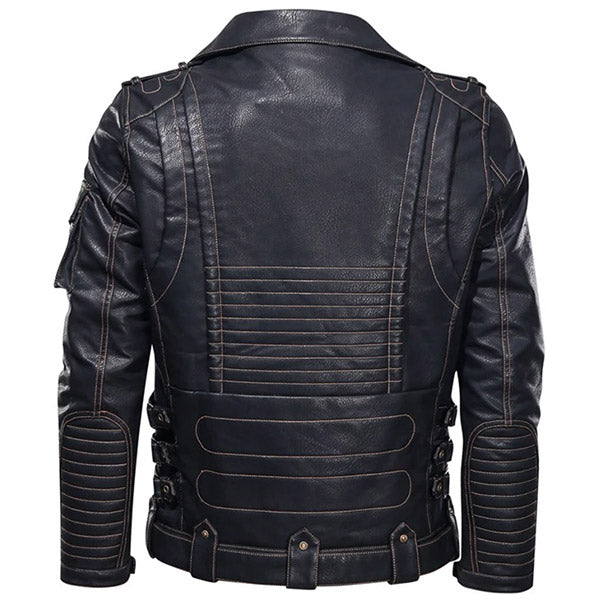Blouson moto aviateur homme