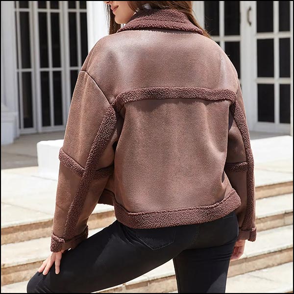 Blouson style aviateur femme