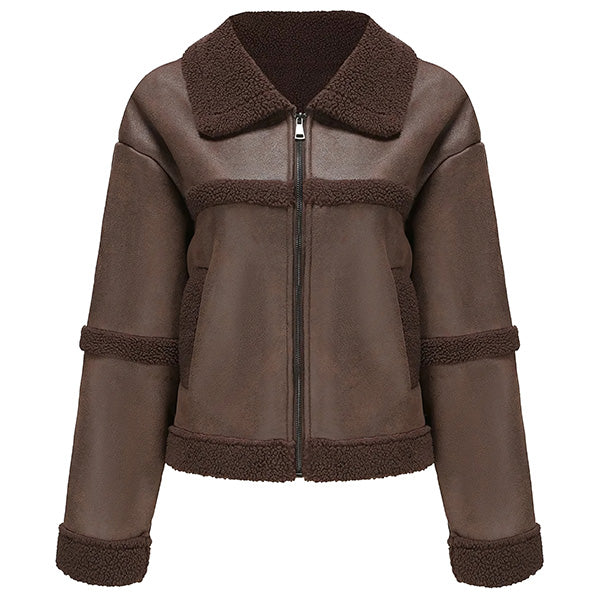 Blouson style aviateur femme