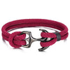 Bracelet ancre rouge