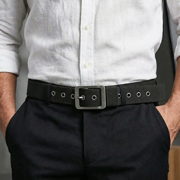 Ceinture style militaire boucle ardillon