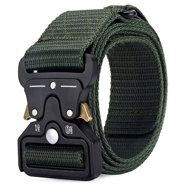 Ceinturon toile / boucle métal - La Tranchée Militaire Ceinturon toile / boucle métal - La Tranchée Militaire