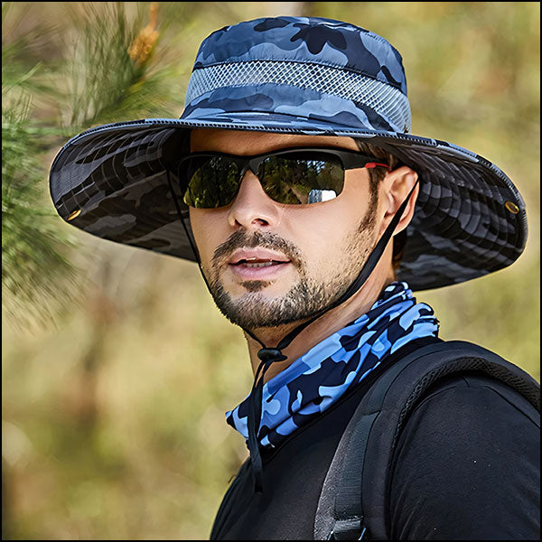 Chapeau Militaire Classique Homme - Vert, Taille Unique, Pour Pêche, Chasse, Camping
