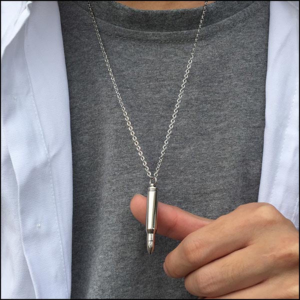 Collier balle de sniper