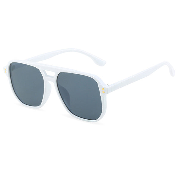 Lunette aviateur blanc