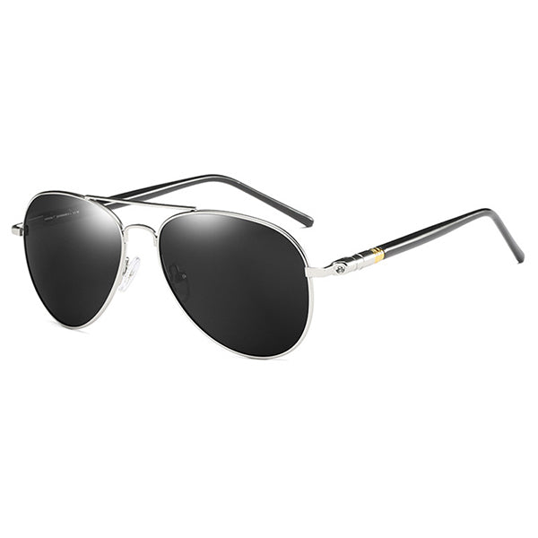 Lunette de soleil homme style aviateur