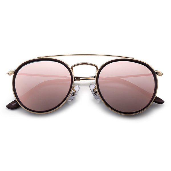 Lunettes soleil aviateur rose pas cher