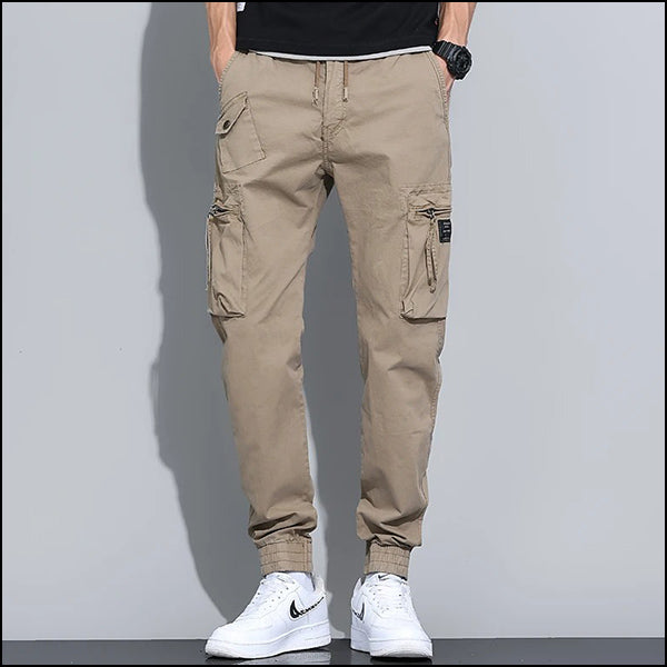 Pantalon cargo kaki homme militaire