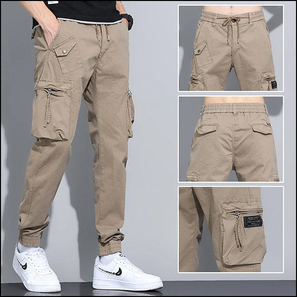 Pantalon cargo kaki homme militaire