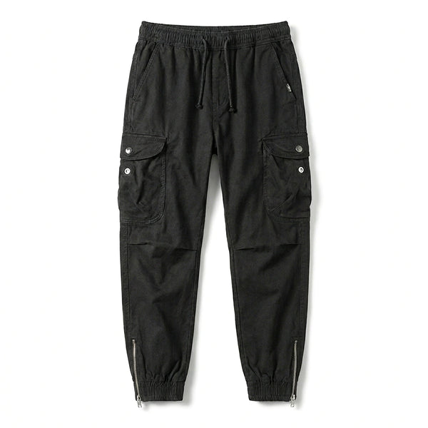 Pantalon cargo noir homme