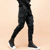 Pantalon cargo noir slim homme