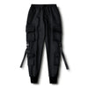 Pantalon cargo noir slim homme
