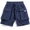 Short cargo bleu marine