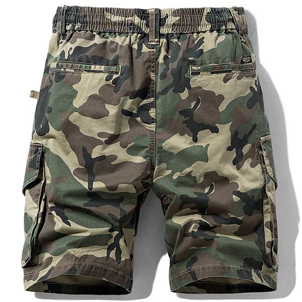 Short cargo homme camouflage