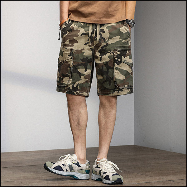Short cargo homme camouflage
