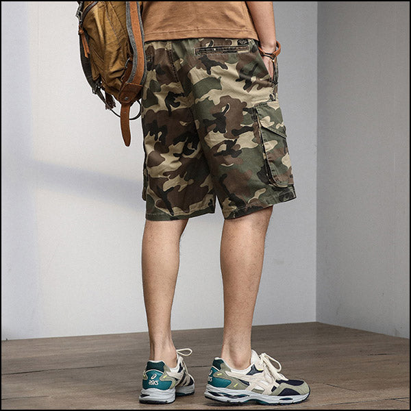 Short cargo homme camouflage