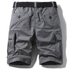 Short cargo homme gris