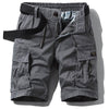 Short cargo homme gris