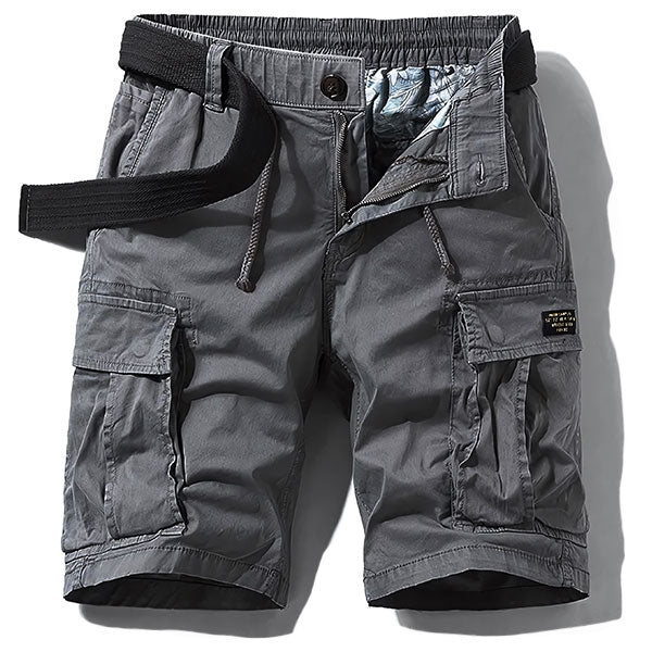 Short cargo homme gris