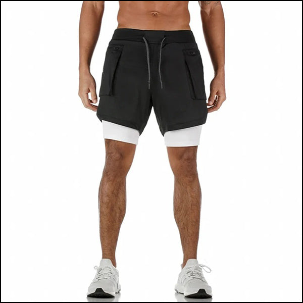 Short cargo homme sport