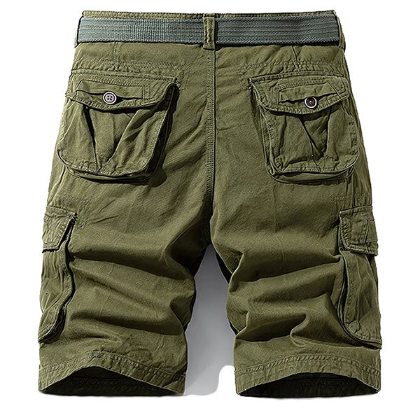 Short cargo homme vert