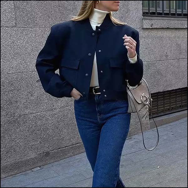 Veste aviateur pour femme