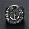 Bague ancre marine