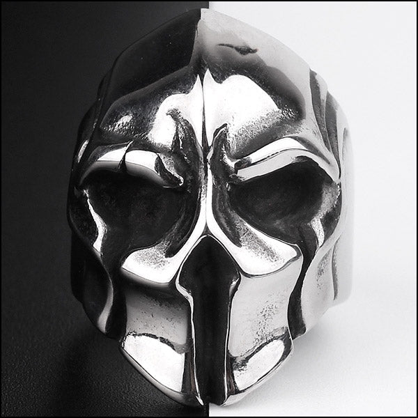 Bague casque spartiate