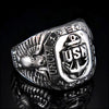 Bague US Navy argent
