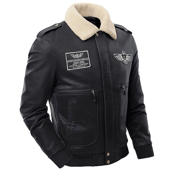 Blouson aviateur noir