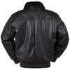 Blouson aviateur noir cuir homme