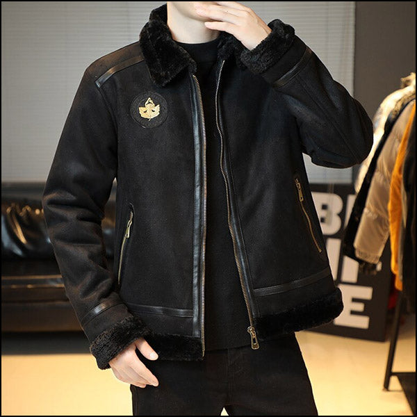 Blouson cuir aviateur bombardier