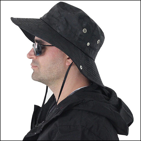 Bob noir homme militaire