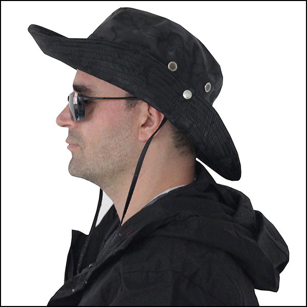 Bob noir homme militaire