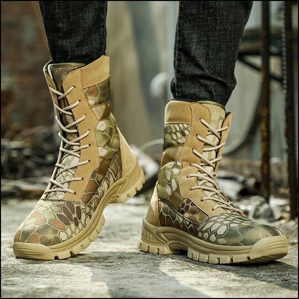 Botte camouflage chasse